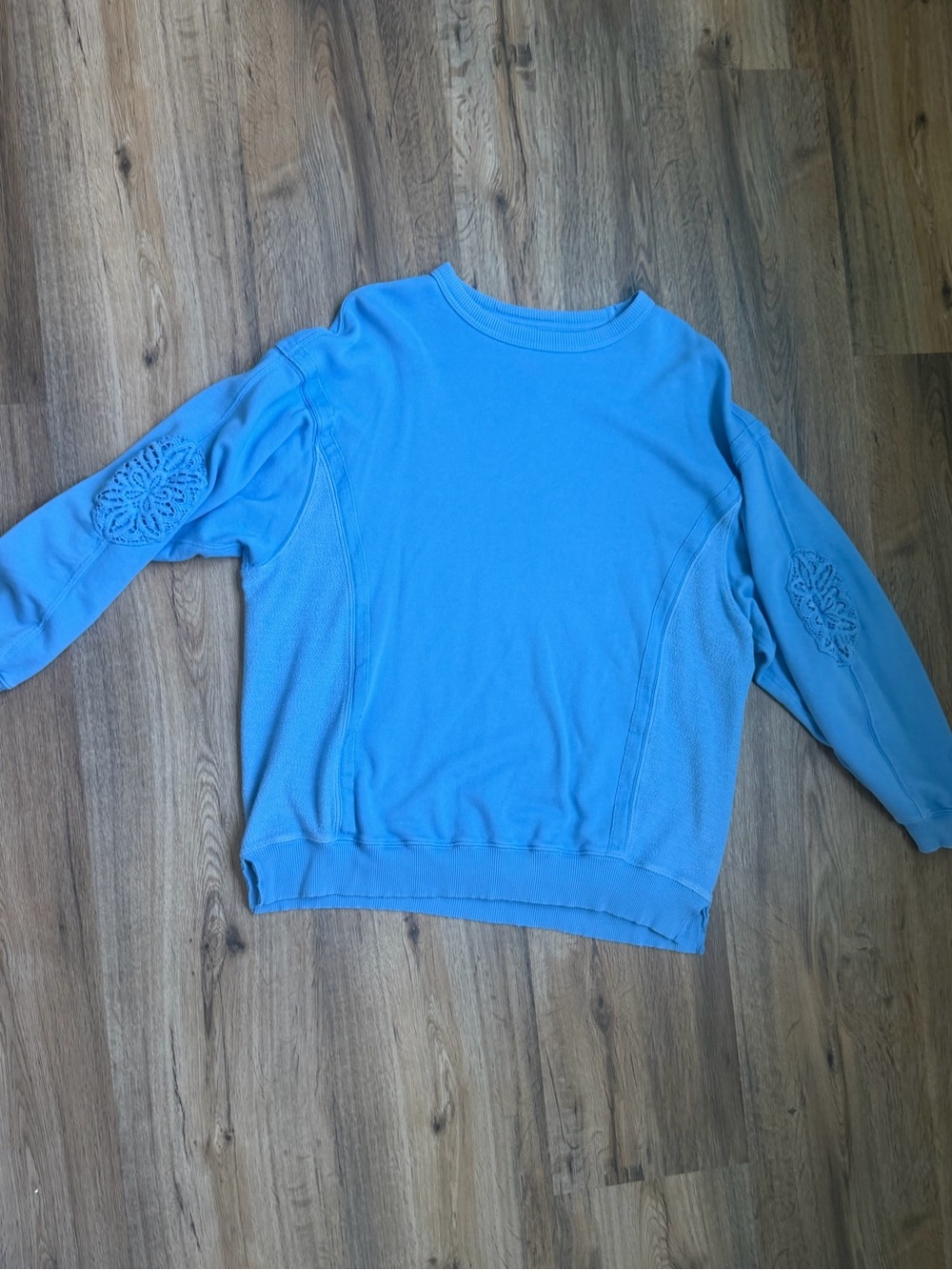 aerie Light Blue Crewneck Pullover